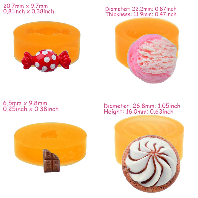 PRZY mini candy Mold Silicone Mold 4 styles Fondant mould Sugarcraft Candy Chocolate Resin Clay molds aroma stone mouls
PRZY mini candy Mold Silicone Mold 4 styles Fondant mould Sugarcraft Candy Chocolate Resin Clay molds aroma stone mouls