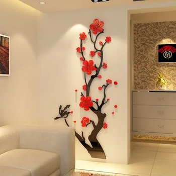 Plum Blossom Flower 3D Stickers Home Traditional Chinese Style Wall Decoration Living Room TV Background Acrylic Wall Stickers
Plum Blossom Flower 3D Stickers Home Traditional Chinese Style Wall Decoration Living Room TV Background Acrylic Wall Stickers