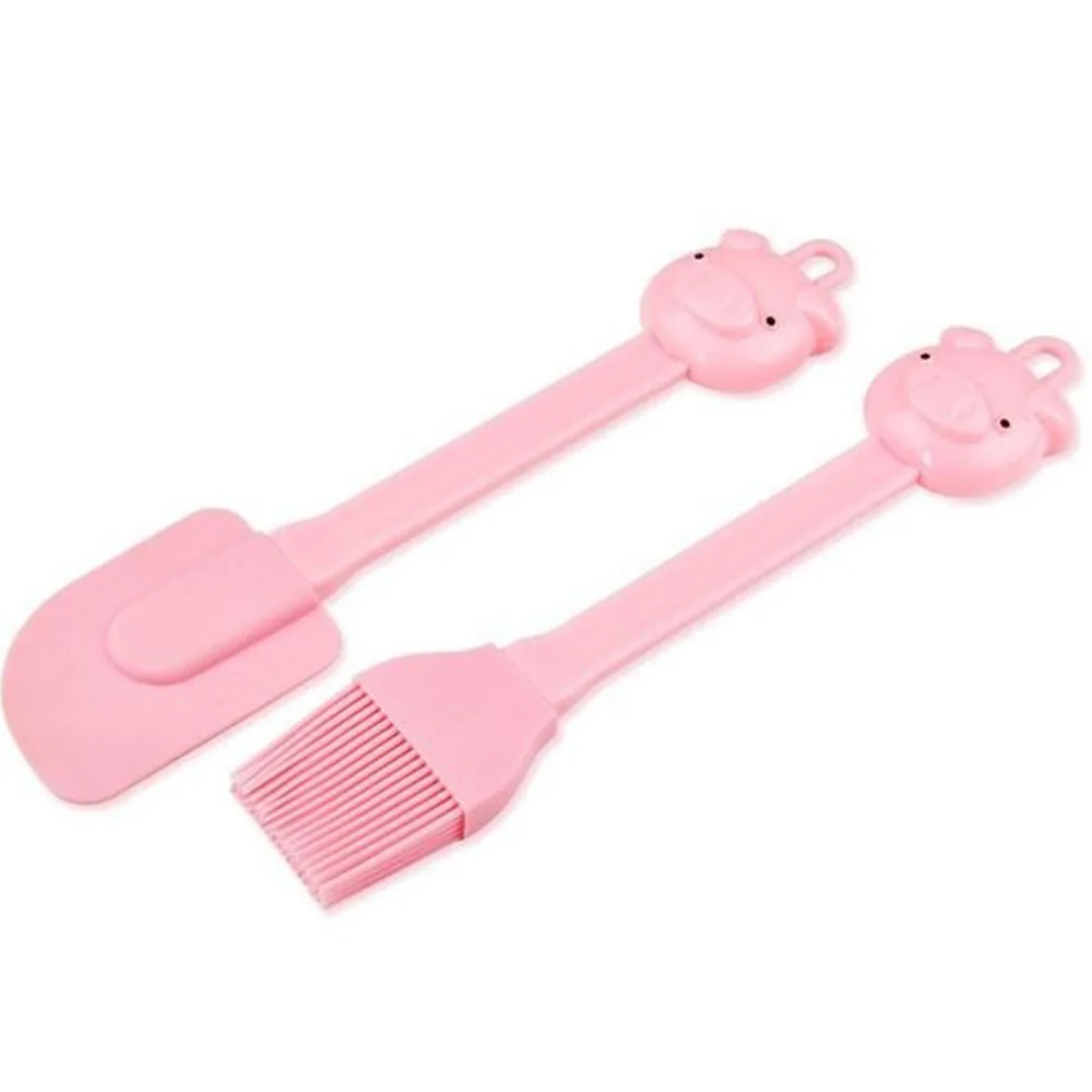 Cute Pink Piggy Kitchen Silicone Spatula Brush Cream Butter Cake Spatula Mixing Batter Scraper Brush Baking Tool
Cute Pink Piggy Kitchen Silicone Spatula Brush Cream Butter Cake Spatula Mixing Batter Scraper Brush Baking Tool