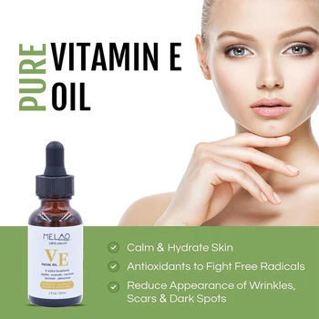 Pure Vitamin E Essential Oil Removing Wrinkle Fine Lines Moisturizing Skin Care Hair Care Essence Oil 30ml
Pure Vitamin E Essential Oil Removing Wrinkle Fine Lines Moisturizing Skin Care Hair Care Essence Oil 30ml