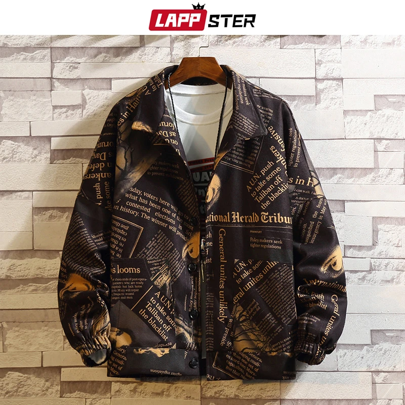 LAPPSTER Men Streetwear Full Print Bomber Jacket 2019 Mens Hip Hop Jackets Coats Harajuku Casual Jakcets Windbreaker Plus Size
LAPPSTER Men Streetwear Full Print Bomber Jacket 2019 Mens Hip Hop Jackets Coats Harajuku Casual Jakcets Windbreaker Plus Size