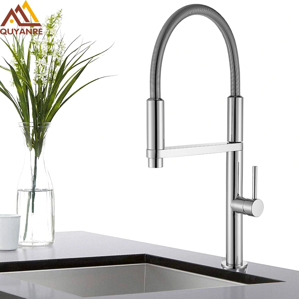 Quyanre Nola Kitchen Spring Faucet Dual Spout Kitchen Tap Pull Out Magnetic Docking Spout 360 Rotation Single Lever Mixer Tap
Quyanre Nola Kitchen Spring Faucet Dual Spout Kitchen Tap Pull Out Magnetic Docking Spout 360 Rotation Single Lever Mixer Tap