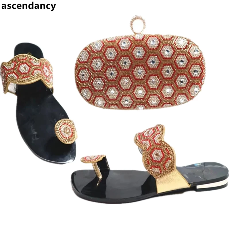 Gold Italian Shoe Bag Set Matching Shoes and Bag Set In Heels African Shoes and Matching Bags Italian Shoe and Bag Set New 2017