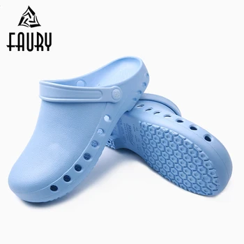 Hole Breathable Summer Hospital Medical Shoes Doctors Nurse Surgical Drugshop Work Shoes Non-slip Slippers Unisex Beach Sandals
Hole Breathable Summer Hospital Medical Shoes Doctors Nurse Surgical Drugshop Work Shoes Non-slip Slippers Unisex Beach Sandals