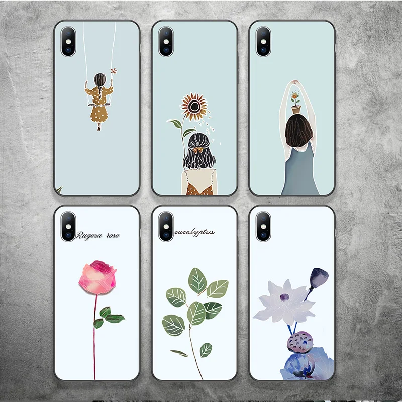 USLION Embossed Sunflower Girl Case For iPhone X XR XS Max Soft TPU Phone Cover For iPhone 8 7 6 6s Plus 5 5S SE Flower Cases
USLION Embossed Sunflower Girl Case For iPhone X XR XS Max Soft TPU Phone Cover For iPhone 8 7 6 6s Plus 5 5S SE Flower Cases