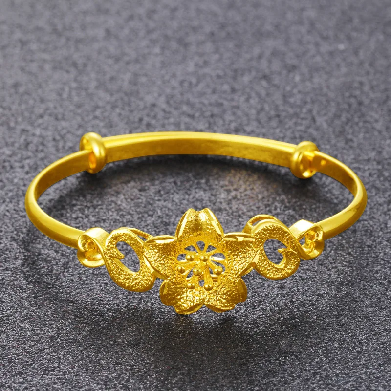 Dubai Golden Flower Bangle Yellow Gold Filled Women Bangle & Bracelet Expandable
Dubai Golden Flower Bangle Yellow Gold Filled Women Bangle & Bracelet Expandable
