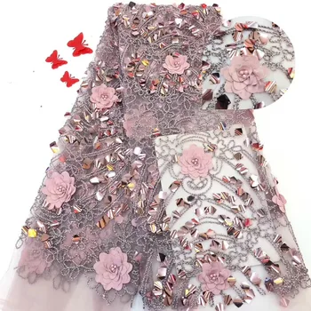 African french tulle lace fabric 2019 high quality onion Nigerian beaded applique 3d flower mesh sequins lace for wedding party
African french tulle lace fabric 2019 high quality onion Nigerian beaded applique 3d flower mesh sequins lace for wedding party