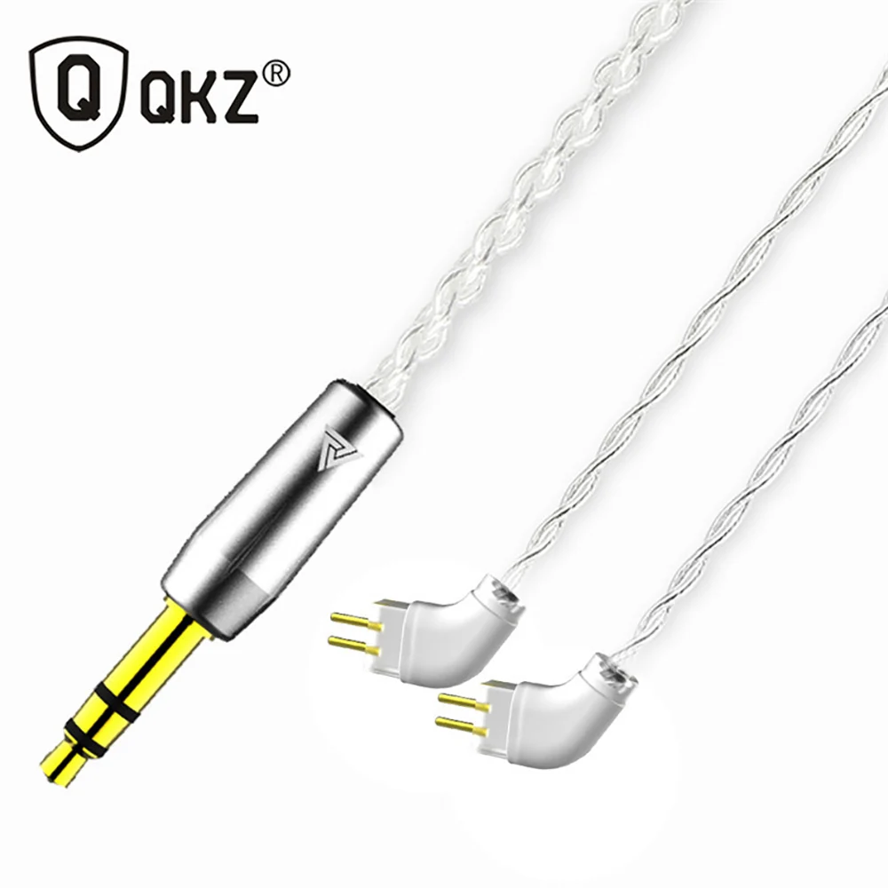 QKZ Ear-hook Earphone Cable Silver Plated Upgrade Line Headphone Wire Core Environmentally Friendly Material Cable 0.75mm plug
QKZ Ear-hook Earphone Cable Silver Plated Upgrade Line Headphone Wire Core Environmentally Friendly Material Cable 0.75mm plug