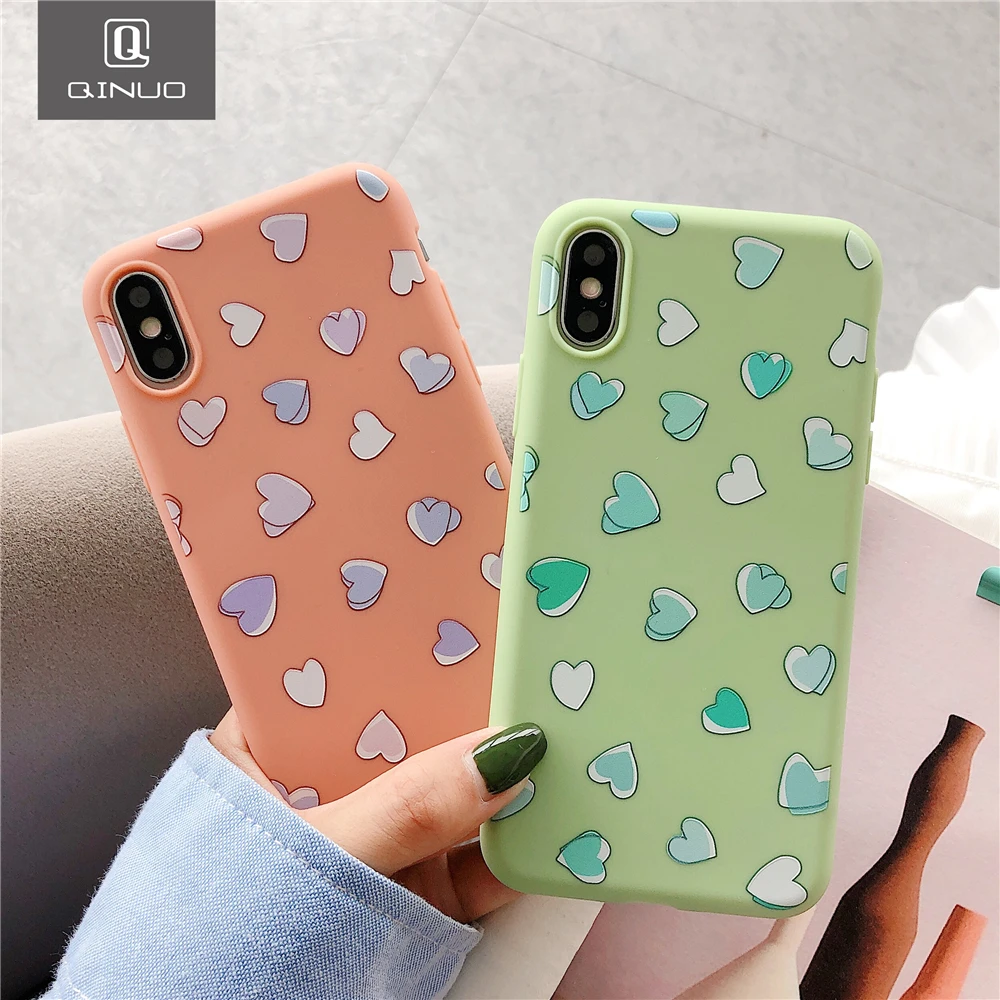 Cartoon Love Heart Phone Case For iPhone X XR XS Max Silicone Cute Thin Candy Cover For iPhone 7 8 6 6S Plus 5 5S SE Soft Couqe
Cartoon Love Heart Phone Case For iPhone X XR XS Max Silicone Cute Thin Candy Cover For iPhone 7 8 6 6S Plus 5 5S SE Soft Couqe
