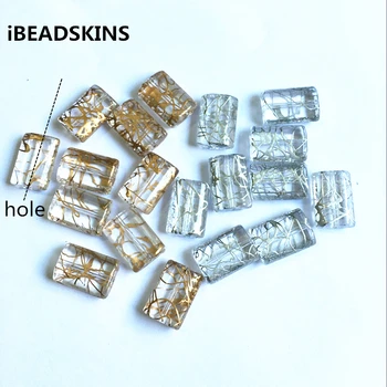 New arrival! 21x15mm 300pcs/lot clear with gold/silver wire drawing effect rectangle-shape Acrylic beads (Design as shown)
New arrival! 21x15mm 300pcs/lot clear with gold/silver wire drawing effect rectangle-shape Acrylic beads (Design as shown)