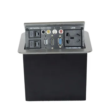 Universal Desktop Socket Multimedia USB HDMI VGA Network Pop up Power Hidden Office Home Desktop USB Socket Network Interface
Universal Desktop Socket Multimedia USB HDMI VGA Network Pop up Power Hidden Office Home Desktop USB Socket Network Interface