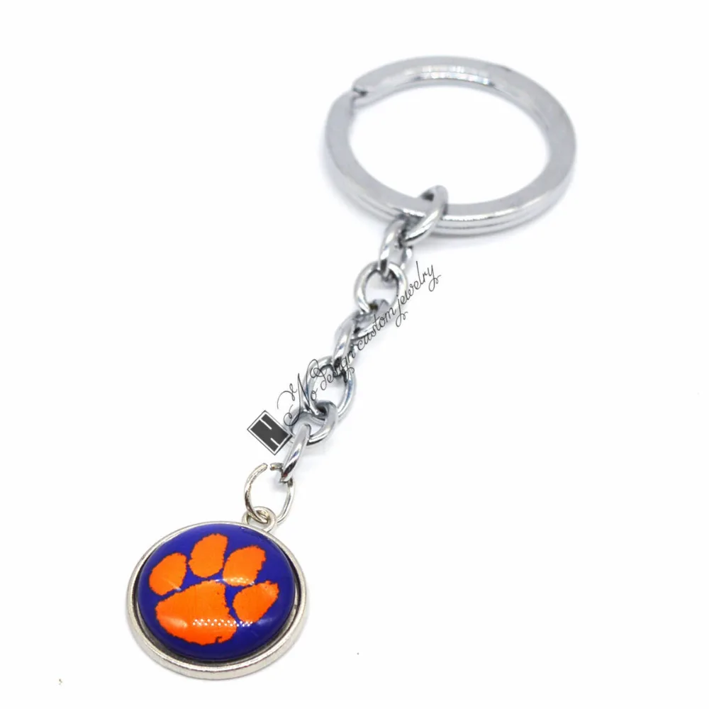 2018 Football Jewelry Keychain NCAA Clemson Tigers Charms /18mm Snap Button Charms Car Keyring for Women Men Gift
2018 Football Jewelry Keychain NCAA Clemson Tigers Charms /18mm Snap Button Charms Car Keyring for Women Men Gift