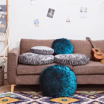 40x40cm European round cushion velvet grey/blue pillow seat cushion back cushion indoor home decor seat pad mat
40x40cm European round cushion velvet grey/blue pillow seat cushion back cushion indoor home decor seat pad mat