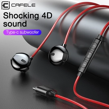 Cafele USB Type C In Ear Earphone for Huawei Xiaomi 10 Pro Shocking 4D Sound Type-C Earphones Wired Earbuds Sport Stereo Headset
Cafele USB Type C In Ear Earphone for Huawei Xiaomi 10 Pro Shocking 4D Sound Type-C Earphones Wired Earbuds Sport Stereo Headset