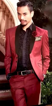 2017 New burgundy slim fit GROOM tuxedo SUIT BRIDEGROOM SUIT MEN'S Wedding SUIT CUSTOM SIZE prom(jacket + pant)
2017 New burgundy slim fit GROOM tuxedo SUIT BRIDEGROOM SUIT MEN'S Wedding SUIT CUSTOM SIZE prom(jacket + pant)