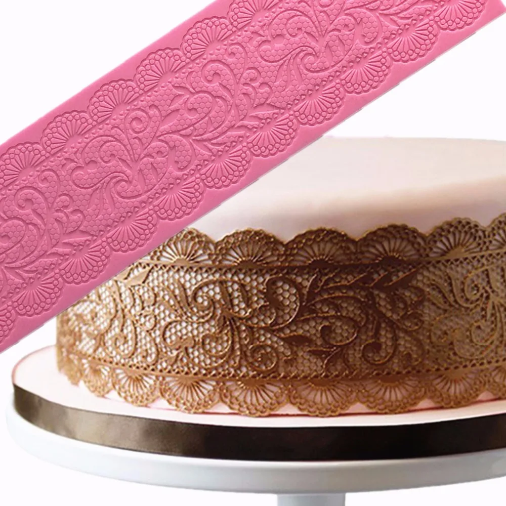 Decoration Lace Mat Lace Fondant Mold Sugar Lace Silicone Pad for Wedding cake Christmas Silicone Chocolate Mould Lace Mold Clay
Decoration Lace Mat Lace Fondant Mold Sugar Lace Silicone Pad for Wedding cake Christmas Silicone Chocolate Mould Lace Mold Clay