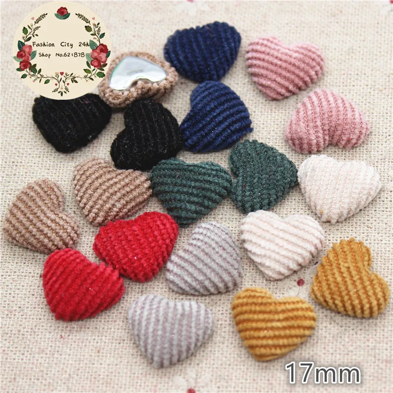 50pcs 17mm Mix Colors Corduroy Velvet Fabric Covered Heart Button Flatback DIY Handmade Buttons Scrapbooking
50pcs 17mm Mix Colors Corduroy Velvet Fabric Covered Heart Button Flatback DIY Handmade Buttons Scrapbooking