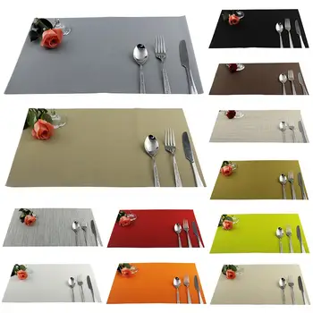 Washable PVC Placemat Insulation Table Mat Protector Non-slip Bowl Pad Coaster Placemat Western placemat anti-oil anti-scalding
Washable PVC Placemat Insulation Table Mat Protector Non-slip Bowl Pad Coaster Placemat Western placemat anti-oil anti-scalding