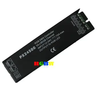 1Pcs PX24500 DMX512/1990 Controller 3 CH for RGB LED strip Bulb Light Lamp DC 12V-24V
1Pcs PX24500 DMX512/1990 Controller 3 CH for RGB LED strip Bulb Light Lamp DC 12V-24V