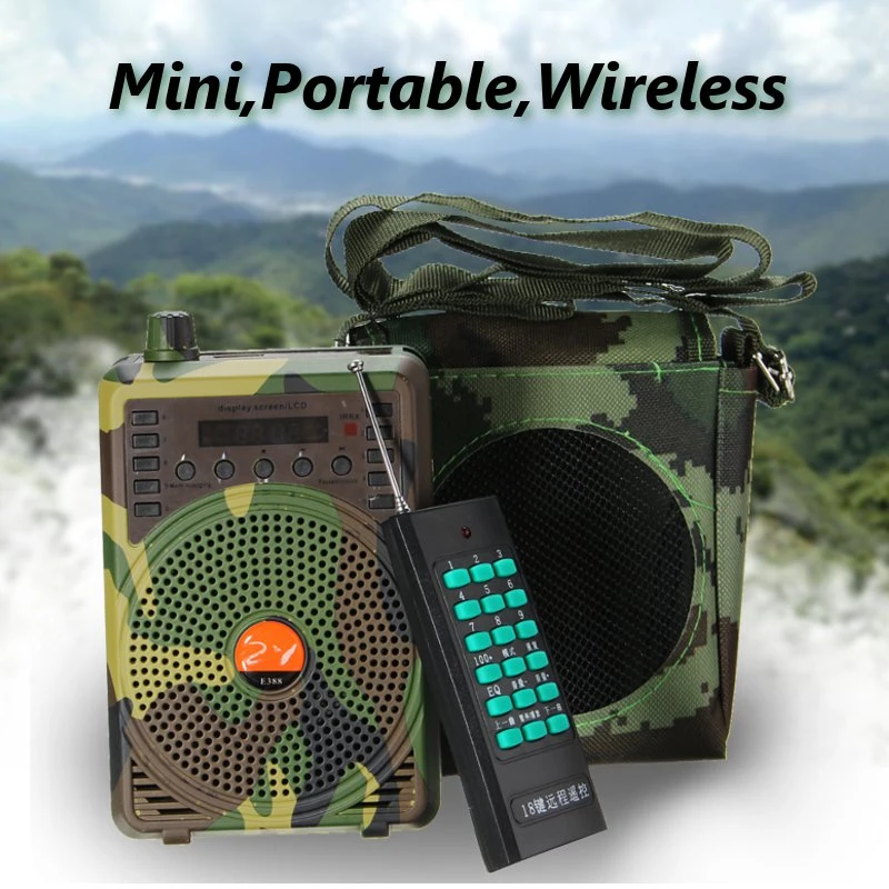 SGODDE 48W Hunting Decoys Loud Speaker Bird Caller Predator Sound Caller MP3 Player with Remote Control Voice Traps Outdoor
SGODDE 48W Hunting Decoys Loud Speaker Bird Caller Predator Sound Caller MP3 Player with Remote Control Voice Traps Outdoor