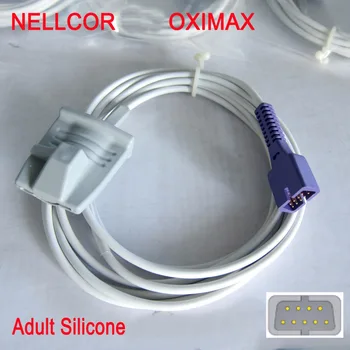 Compatible NELLCOR oximax 9pin DB9 spo2 sensor reusable long cable adult silicon soft pulse probe
Compatible NELLCOR oximax 9pin DB9 spo2 sensor reusable long cable adult silicon soft pulse probe