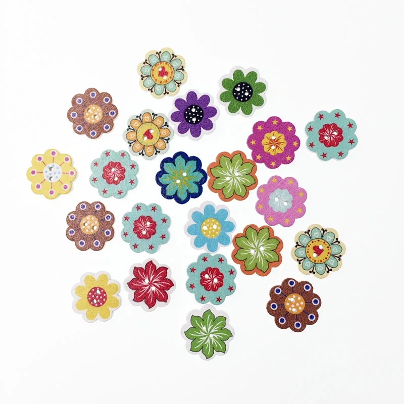 100Pcs Fancy Popular Bulk Mixed Wood Button Flower Sewing Accessories Decorative Buttons Handmade Scrapbooking Craft DIY 20mm
100Pcs Fancy Popular Bulk Mixed Wood Button Flower Sewing Accessories Decorative Buttons Handmade Scrapbooking Craft DIY 20mm