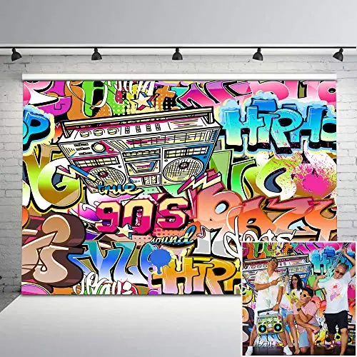 Neoback 90s Hip Pop Backdrop Colorful Graffiti Wall Photography Backdrop Rock and Roll Custom Birthday Party Photo Background
Neoback 90s Hip Pop Backdrop Colorful Graffiti Wall Photography Backdrop Rock and Roll Custom Birthday Party Photo Background