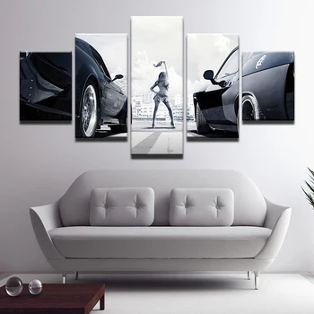5 pieces anime girl with two cars Oil Painting on canvas poster printer for living room decoration
5 pieces anime girl with two cars Oil Painting on canvas poster printer for living room decoration