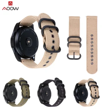 AOOW Nylon Watchband for Samsung Gear S2 S3 Nato Canvas Replacement Bracelet Band Strap for Huami Amazfit Watch 18mm 20/22/24mm
AOOW Nylon Watchband for Samsung Gear S2 S3 Nato Canvas Replacement Bracelet Band Strap for Huami Amazfit Watch 18mm 20/22/24mm