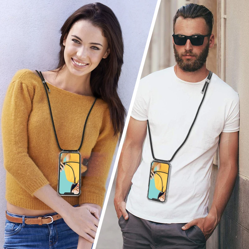Necklace Hard case Clear TPU Neck Strap Rope Phone Case Comfortable Crossbody with Long Neck Strap Cover for iPhone XS Max XR
Necklace Hard case Clear TPU Neck Strap Rope Phone Case Comfortable Crossbody with Long Neck Strap Cover for iPhone XS Max XR