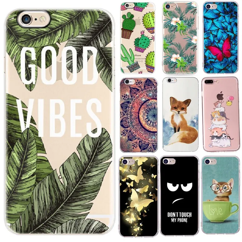 Soft Candy Color Leaf Print Phone Case for iPhone 6 6s 7 8 Plus 5se 5s 5 Soft TPU Cactus Plants Silicon Cover Capa For iphone 7
Soft Candy Color Leaf Print Phone Case for iPhone 6 6s 7 8 Plus 5se 5s 5 Soft TPU Cactus Plants Silicon Cover Capa For iphone 7