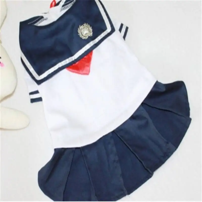 Cute Dog Clothing for Small Dogs Puppy Clothes Pet Dog Sailor Costume Uniform for Skirts Chihuahua Yorkies Clothes for Dogs
Cute Dog Clothing for Small Dogs Puppy Clothes Pet Dog Sailor Costume Uniform for Skirts Chihuahua Yorkies Clothes for Dogs