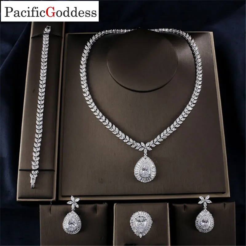 pacificgoddess Wedding earrings and Necklace Jewel brilliant Jewellery fine jewelry set bling bling bijou
pacificgoddess Wedding earrings and Necklace Jewel brilliant Jewellery fine jewelry set bling bling bijou