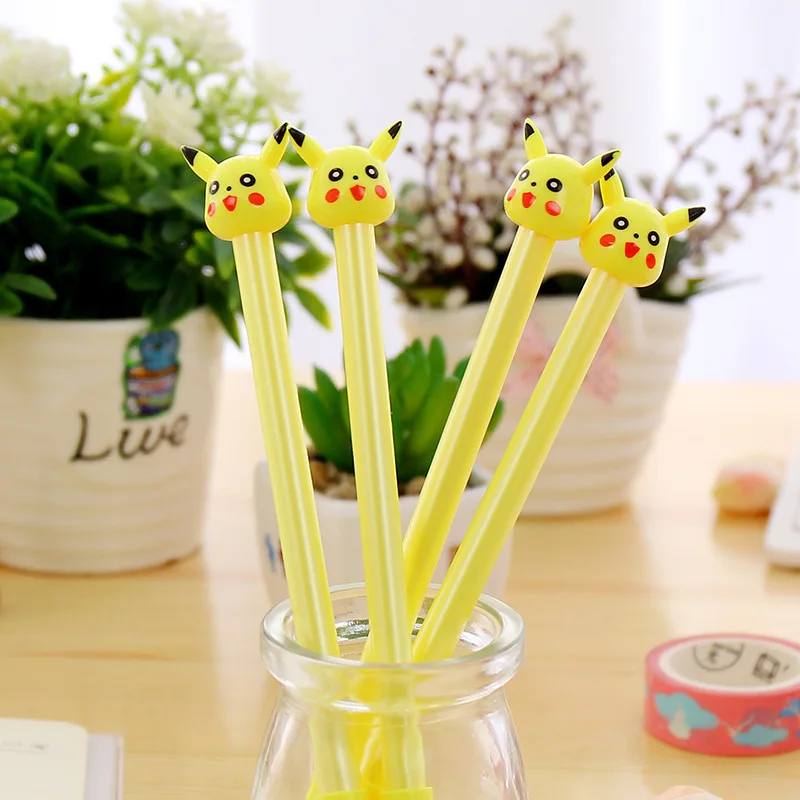 12Pcs Cute Pikachu Gel Pen Pokemon Anime Students Gift School Office Supply Art Stationery Goods Thing Material Stationary Item
12Pcs Cute Pikachu Gel Pen Pokemon Anime Students Gift School Office Supply Art Stationery Goods Thing Material Stationary Item