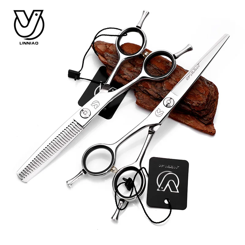 

Left Hand Hair Scissor Home Use Hair Hairdressing Scissors Kit Hair Clipper Razor Thinning Cutting Scissor Barber Haircut Set