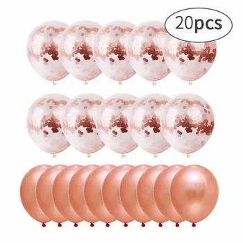 1st Birthday Decoration Rose Gold Confetti Balloon 20pcs Latex Ballon Baloons Happy Birthday Adult/Kids Baby Shower Girl Decor
1st Birthday Decoration Rose Gold Confetti Balloon 20pcs Latex Ballon Baloons Happy Birthday Adult/Kids Baby Shower Girl Decor