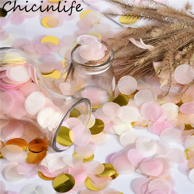 Chicinlife 12g/bag Round Tissue Paper Confetti Sprinkle Birthday Wedding Party Balloons Filling Engagement Table Decor Supplies
Chicinlife 12g/bag Round Tissue Paper Confetti Sprinkle Birthday Wedding Party Balloons Filling Engagement Table Decor Supplies