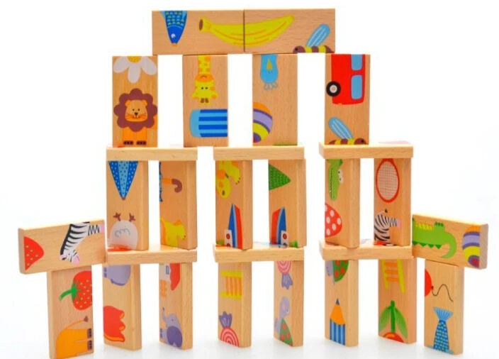Unisex Baby Kid 28 PCS Animal Domino Blocks Toy Safe Wood Domino Educational Toys Gift for Kid Above 3 Years Old
Unisex Baby Kid 28 PCS Animal Domino Blocks Toy Safe Wood Domino Educational Toys Gift for Kid Above 3 Years Old