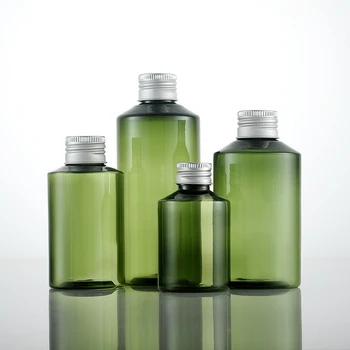 50ml/100ml/150ml/200ml Pure Dew Dark Green Oblique Bottle Aluminum Cover Sub-bottle Make-up Water Bottle 10PCS/LOT
50ml/100ml/150ml/200ml Pure Dew Dark Green Oblique Bottle Aluminum Cover Sub-bottle Make-up Water Bottle 10PCS/LOT