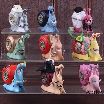One Piece Action Figure Anime Den Den Mushi Telephone Toy 9pcs/set Dracule Mihawk Kuma Black Beard Doflamingo Jinbe Boa Hancock
One Piece Action Figure Anime Den Den Mushi Telephone Toy 9pcs/set Dracule Mihawk Kuma Black Beard Doflamingo Jinbe Boa Hancock