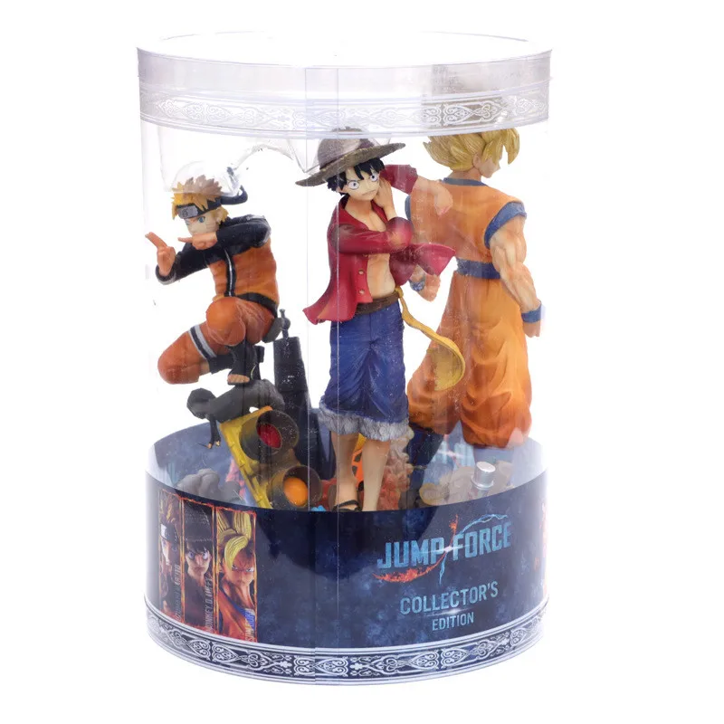 Mixing One Piece Dragon Ball Z Naruto Goku Luffy Naruto Jump Anime Commemorative Ver. PVC Action Figure DBZ Op Model 18cm
Mixing One Piece Dragon Ball Z Naruto Goku Luffy Naruto Jump Anime Commemorative Ver. PVC Action Figure DBZ Op Model 18cm