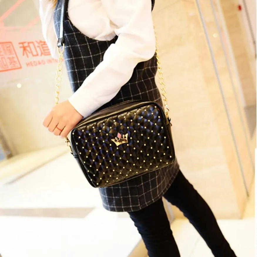 2019 Ms. Messenger Bag Rivet Chain Shoulder Bag Leather Messenger Bag Crown Retouched Icon Crossbody Bag Clutch Bag#PY
2019 Ms. Messenger Bag Rivet Chain Shoulder Bag Leather Messenger Bag Crown Retouched Icon Crossbody Bag Clutch Bag#PY