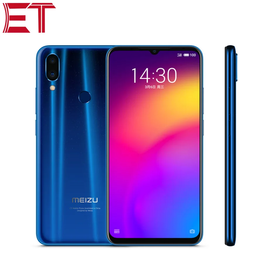 

Brand New Smart Phone MEIZU Note 9 6.2" Snapdragon 675 Octa Core 6GB RAM 64GB ROM Fingerprint Recognition 48MP Quick Charge 3.0