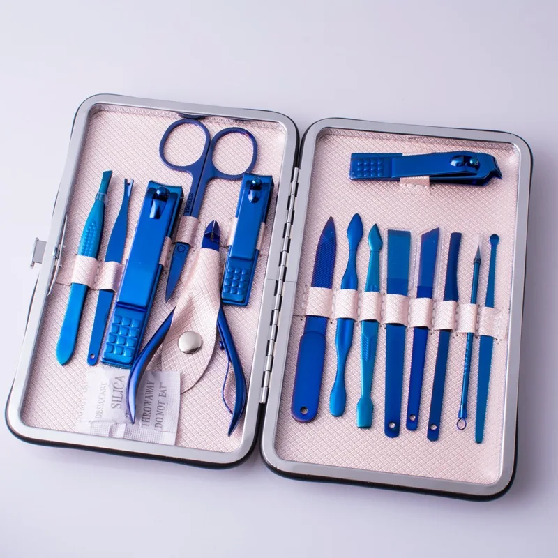 15pcs Stainless Steel Manicure Tools Set Professional Pedicure Kit Nail Clippers Scissors Cuticle Pusher Nail Art Trimming Tool
15pcs Stainless Steel Manicure Tools Set Professional Pedicure Kit Nail Clippers Scissors Cuticle Pusher Nail Art Trimming Tool