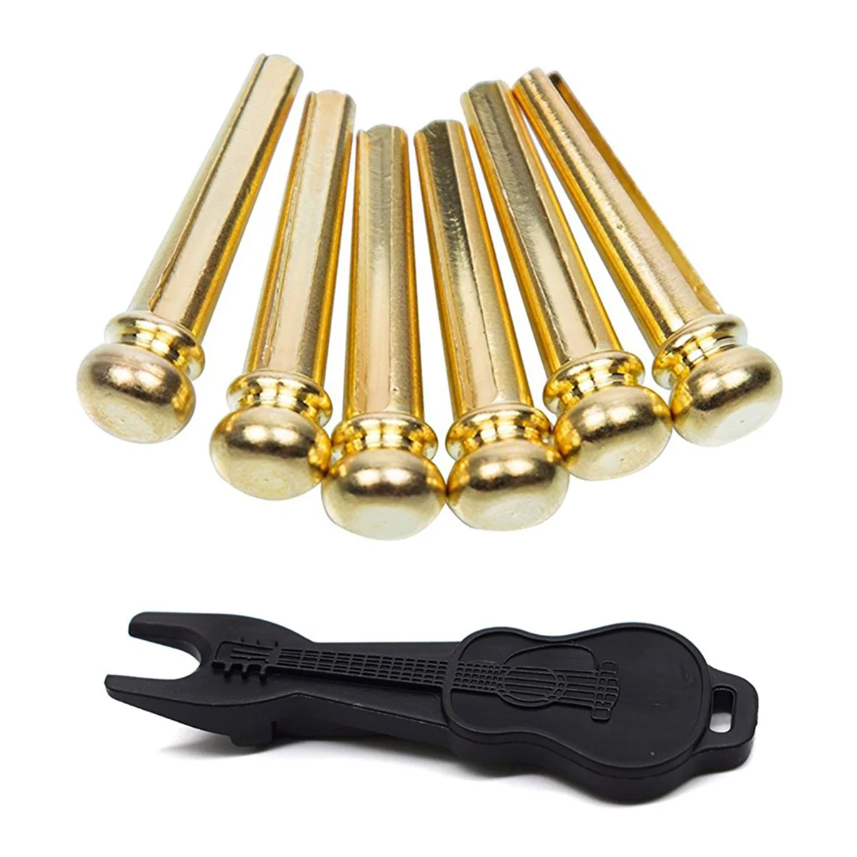 New Guitar Bridge Pins 6pcs Copper Endpin 6 String Pegs With Electric Acoustic Guitar Replacement Parts
New Guitar Bridge Pins 6pcs Copper Endpin 6 String Pegs With Electric Acoustic Guitar Replacement Parts