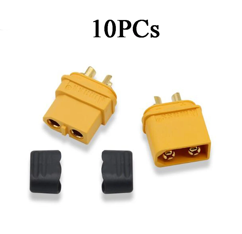 10PCs Amass Plug XT60H Jack Connectors Male Female T to XT60 w/Protector Cover Cap For FPV RC Drone DIY Accessories
10PCs Amass Plug XT60H Jack Connectors Male Female T to XT60 w/Protector Cover Cap For FPV RC Drone DIY Accessories