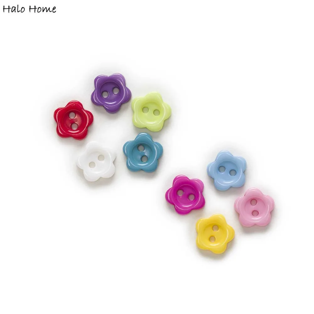 100pcs Mixed Color 2 Hole Flower Resin Buttons Clothing Home Decor Sewing Scrapbooking 10mm
100pcs Mixed Color 2 Hole Flower Resin Buttons Clothing Home Decor Sewing Scrapbooking 10mm