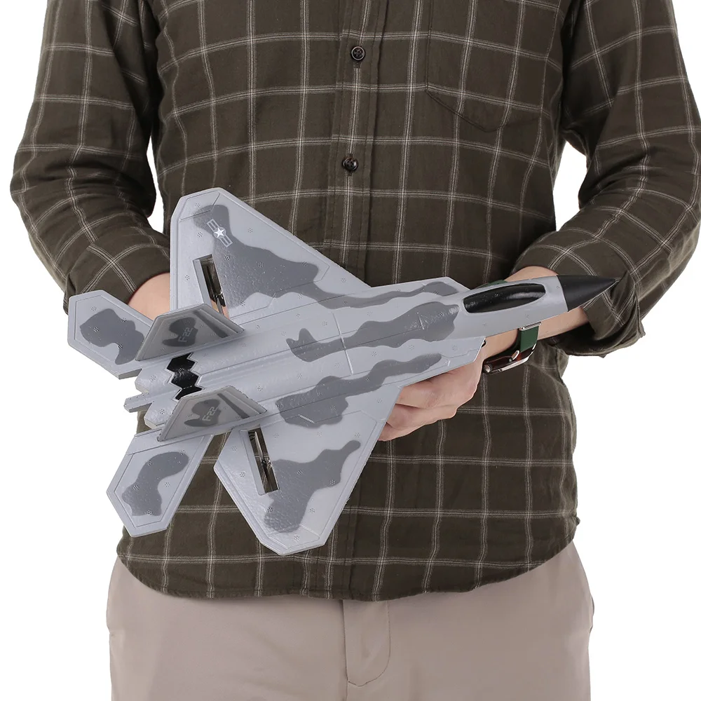 FX822 F-22 Raptor Model Fighter Airplane 2CH EPP 2.4G Remote Control Airplane Fixed-wing RTF Toy
FX822 F-22 Raptor Model Fighter Airplane 2CH EPP 2.4G Remote Control Airplane Fixed-wing RTF Toy