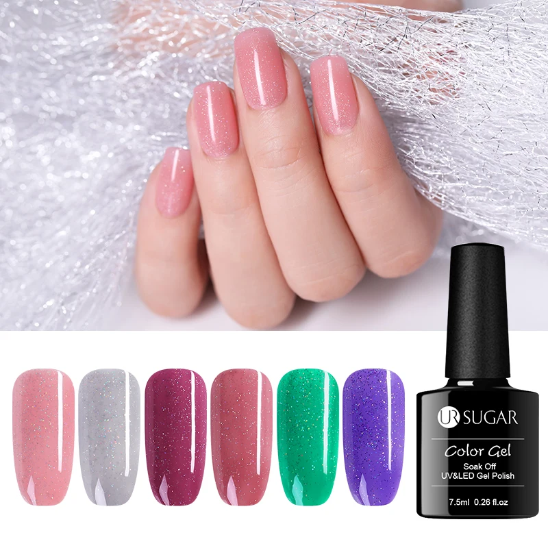 UR SUGAR 7.5ml Shiny Glitter Nail Gel Polish Colorful Shimmer Soak Off UV LED Gel Varnish DIY Manicure Nail Art Lacquer
UR SUGAR 7.5ml Shiny Glitter Nail Gel Polish Colorful Shimmer Soak Off UV LED Gel Varnish DIY Manicure Nail Art Lacquer