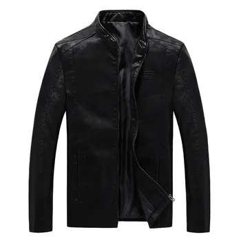2019 Spring Autumn New Plus Size Moto Jacket Men Loose Stand Collar Men Biker Jacket 
2019 Spring Autumn New Plus Size Moto Jacket Men Loose Stand Collar Men Biker Jacket